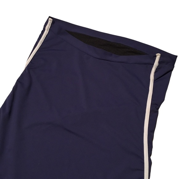 Acacia swimwear strapless bikini in navy blue with white lining - Picture 5 of 8